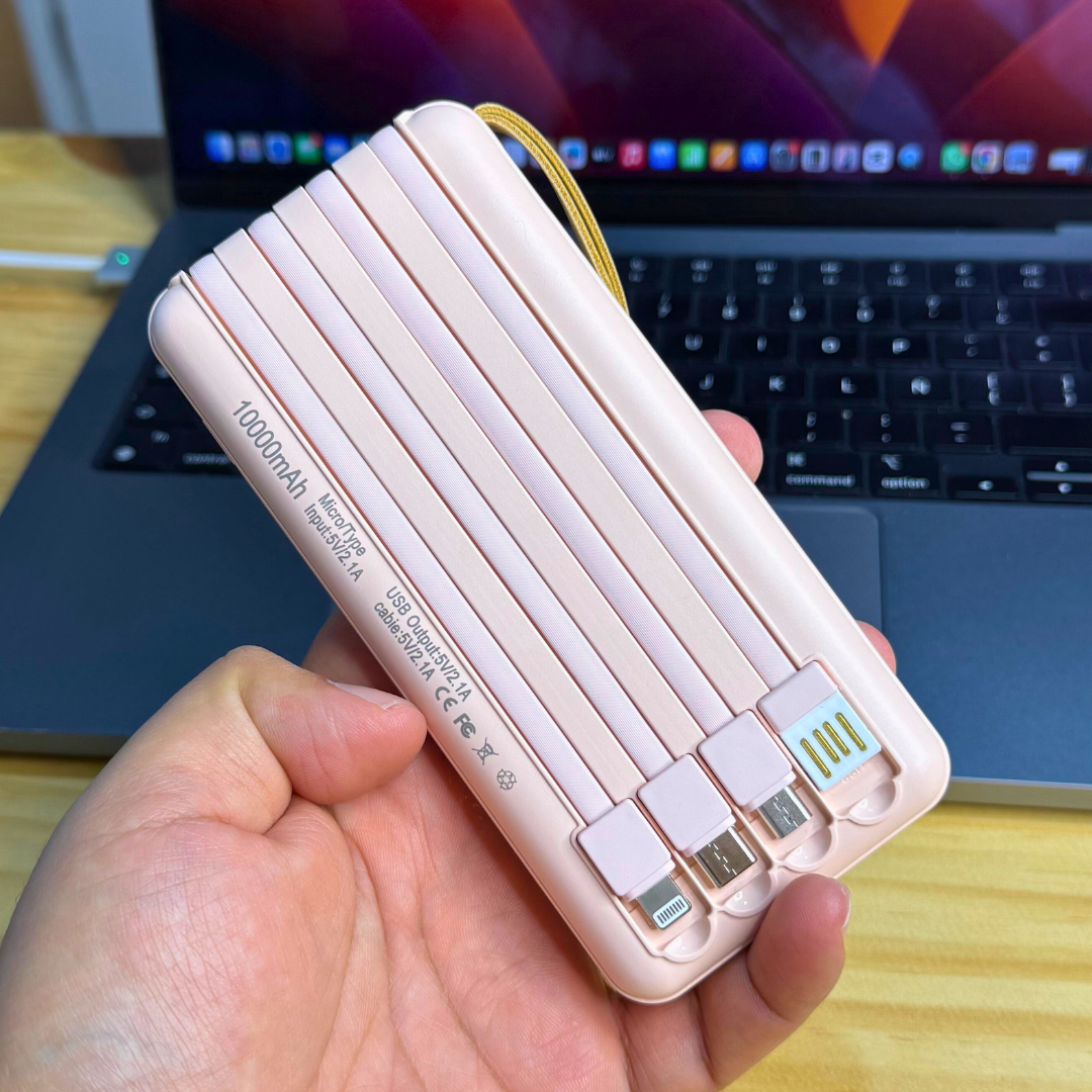 SolarGo 8K – Power Bank 8000 mAh con Panel Solar y Linterna