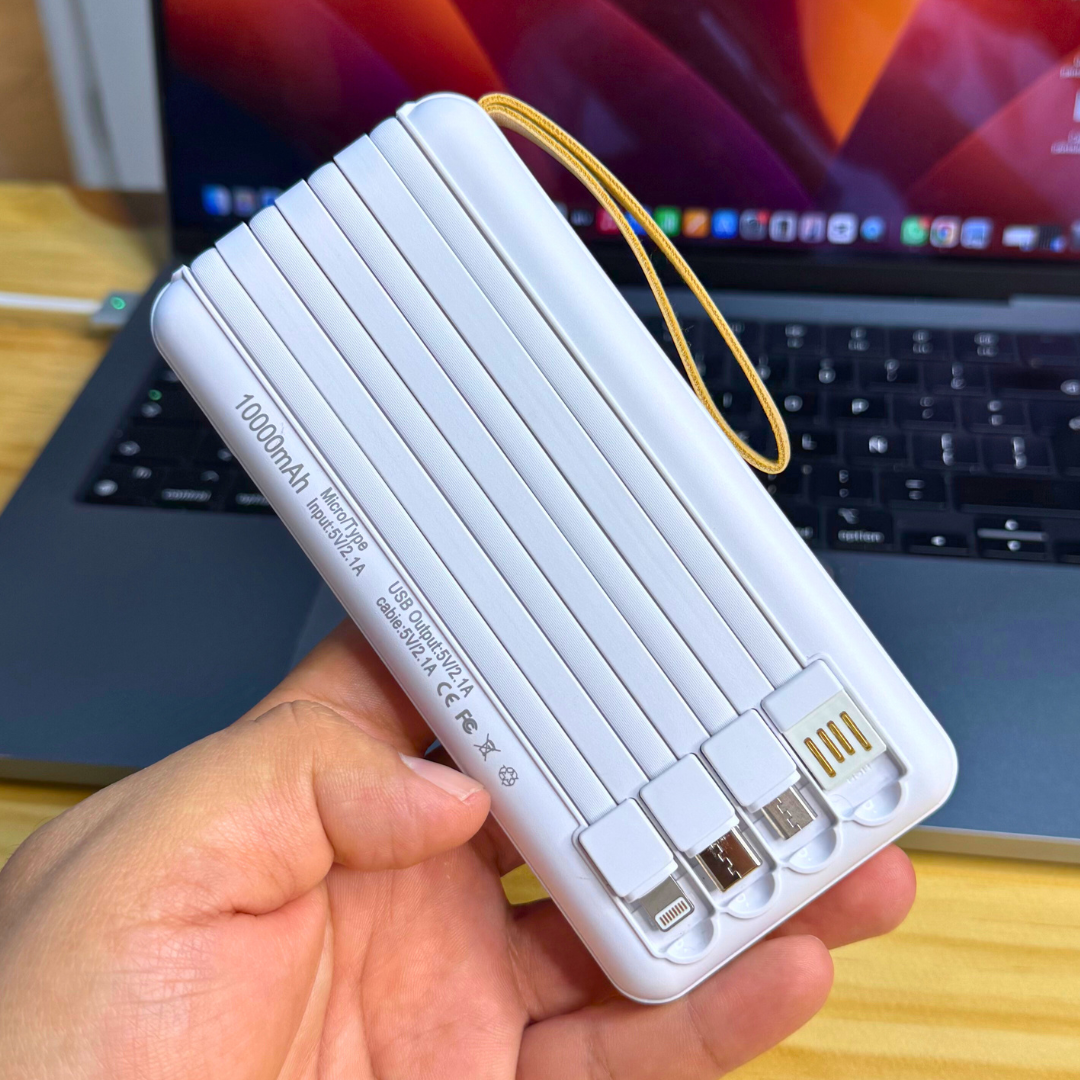 SolarGo 8K – Power Bank 8000 mAh con Panel Solar y Linterna