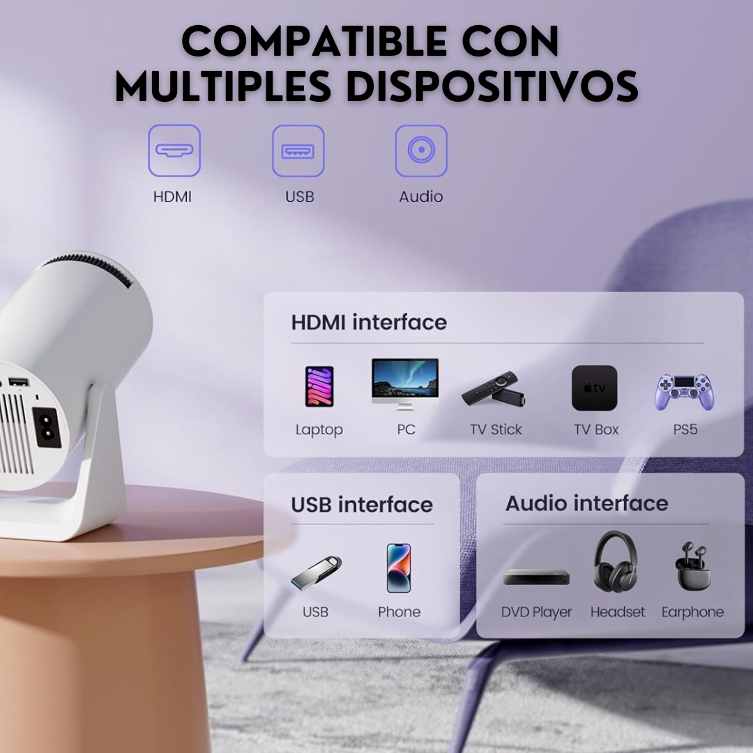 CINEMAX 180 PRO – Proyector FULL HD de Tiro Corto
