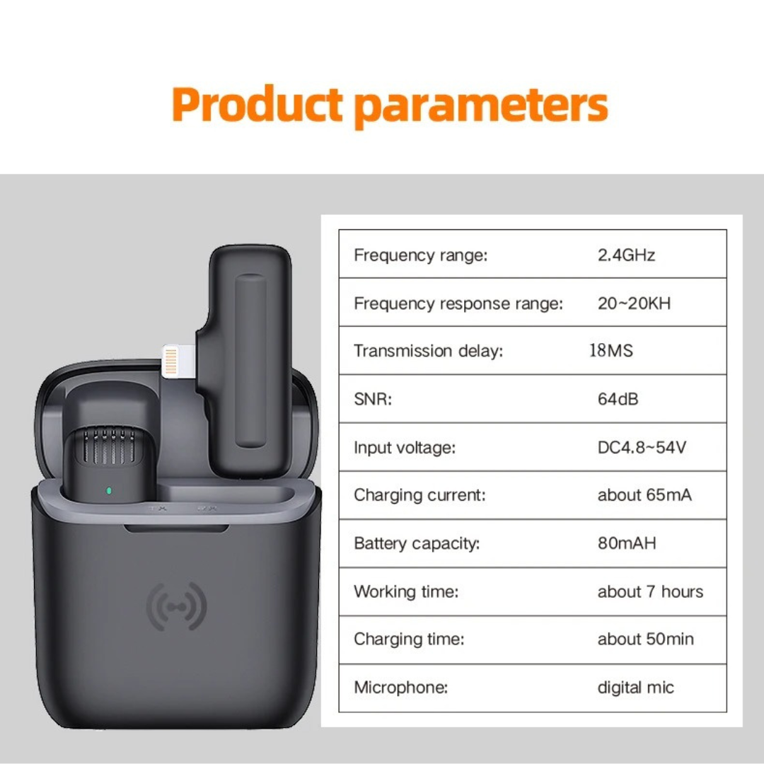 Micrófono con Cancelacion de Sonido Lightning (Apple)