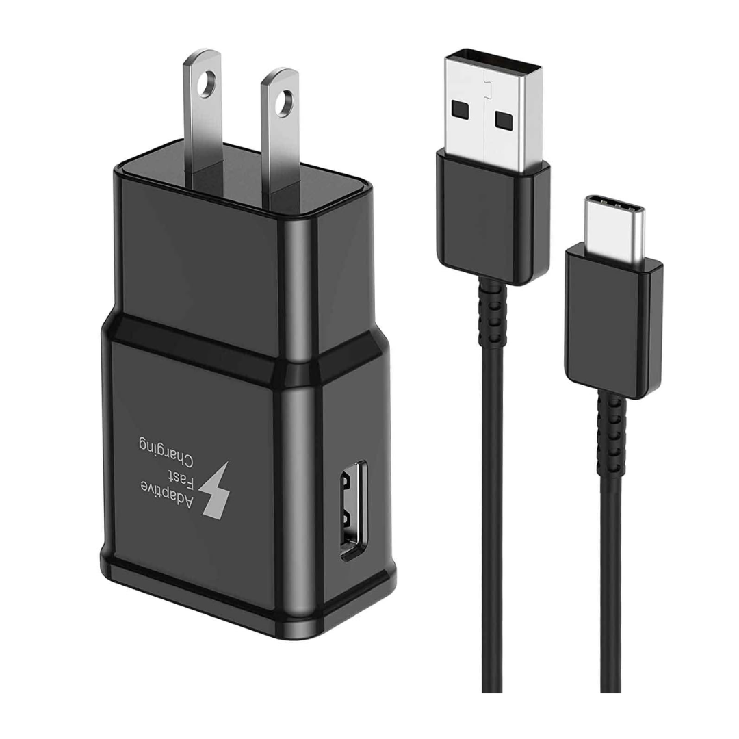 Cargador S10+ con cable USB tipo C - Carga Rapida