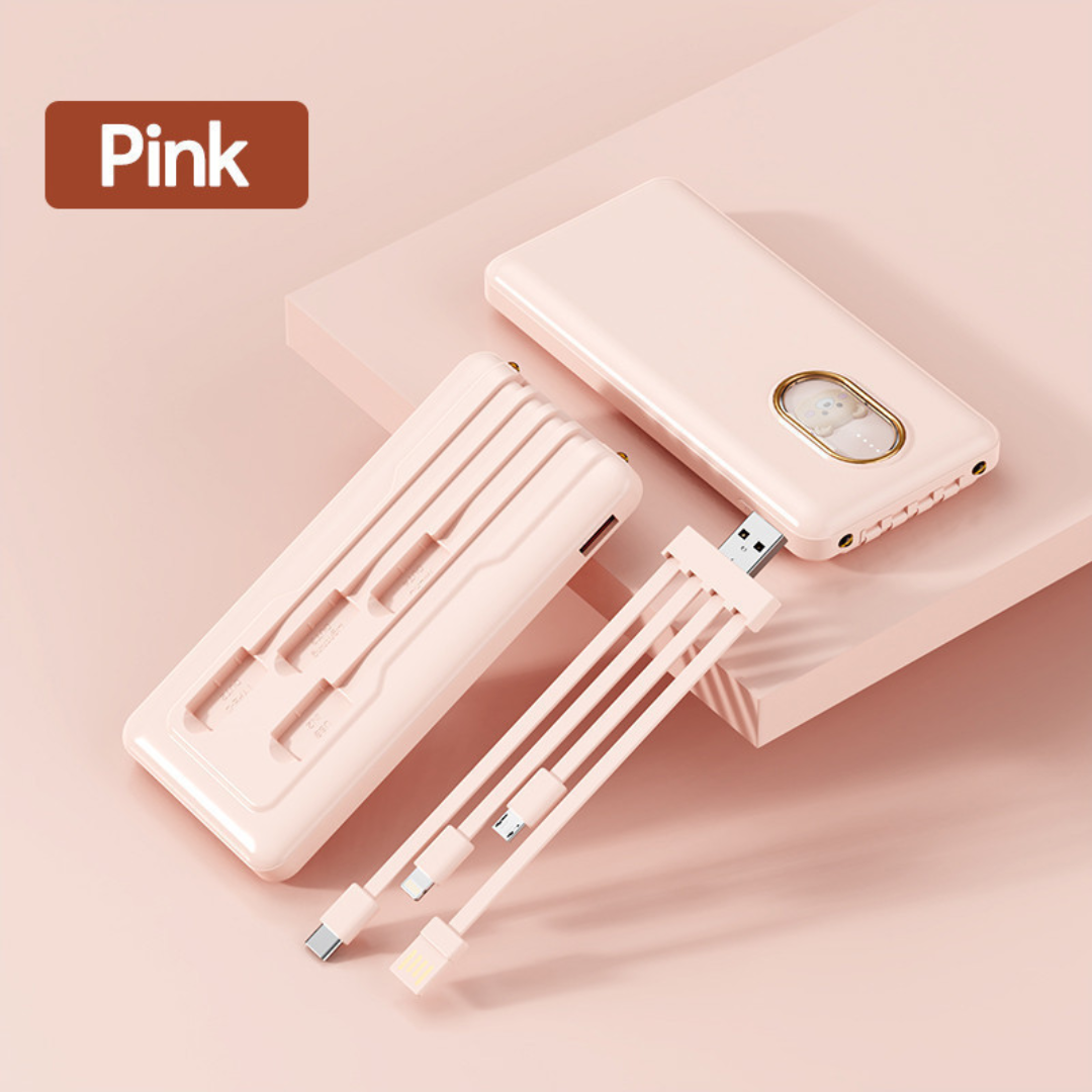 ShadowMouse 10K – Power Bank 10,000 mAh con Ratón LED Decorativo