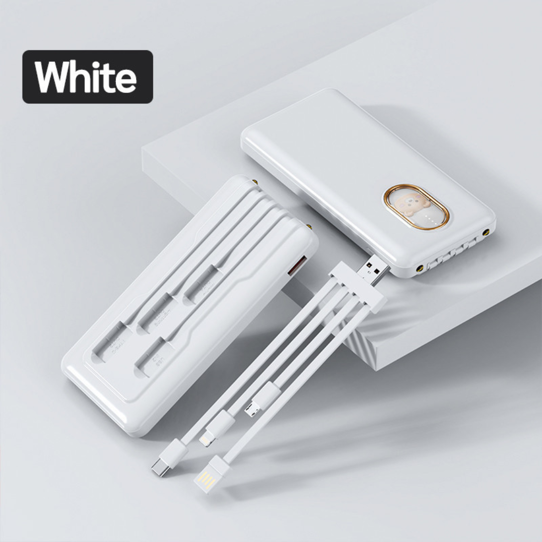 ShadowMouse 10K – Power Bank 10,000 mAh con Ratón LED Decorativo