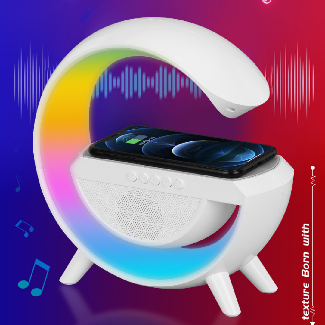 Melody Charge - Bocina, Cargador Inalambrico y Lampara