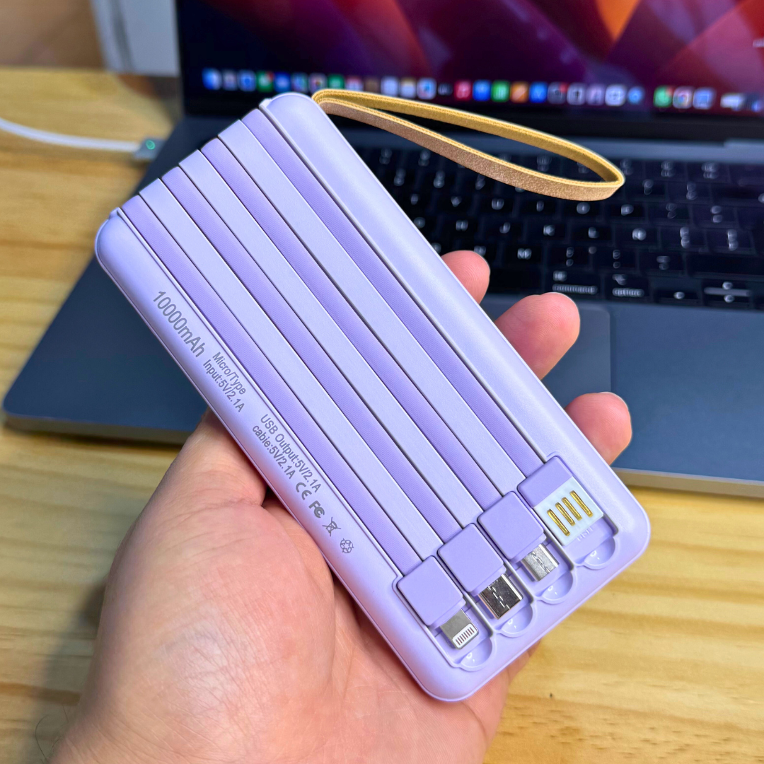 SolarGo 8K – Power Bank 8000 mAh con Panel Solar y Linterna