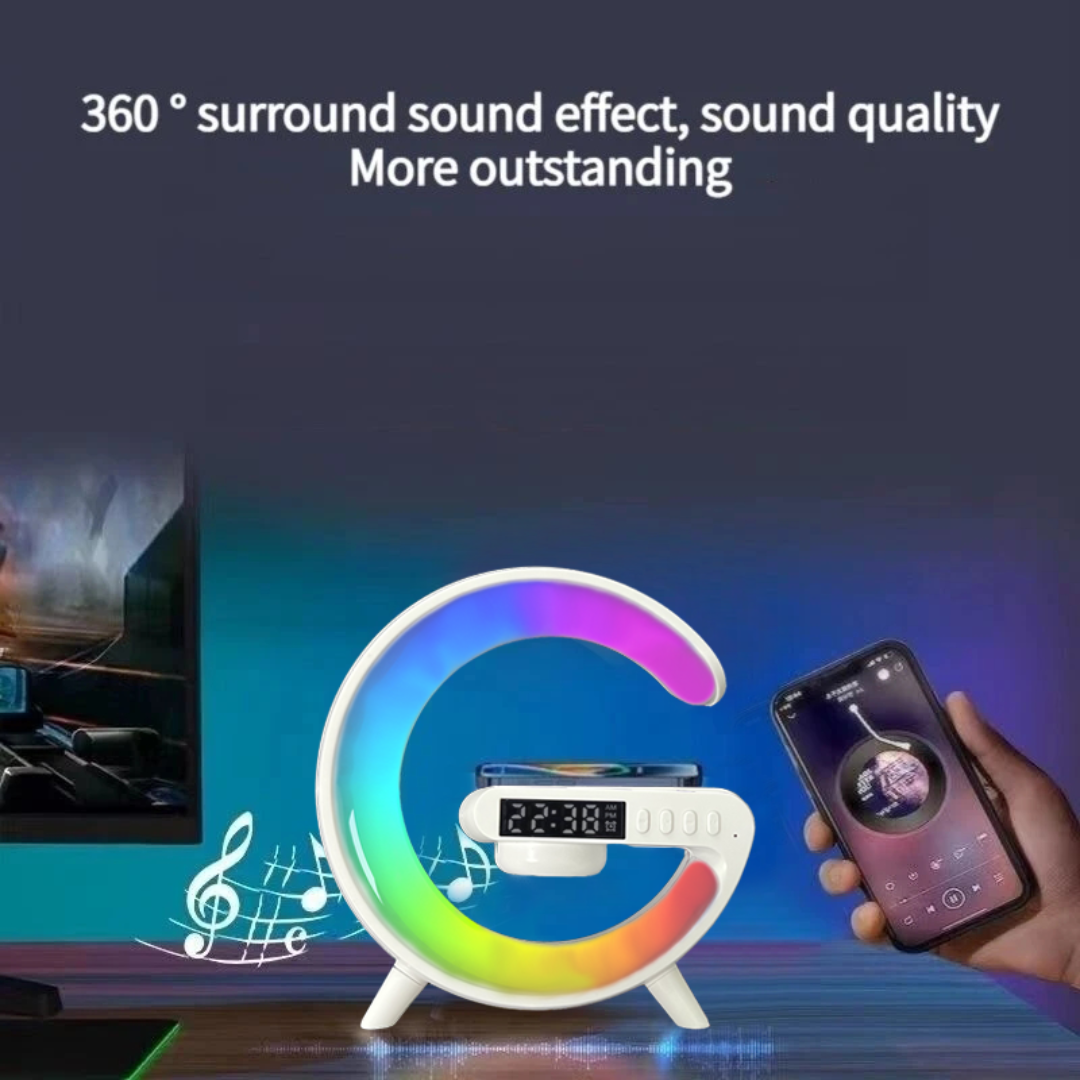 Mini Melody Charge - Lampara, Bocina Cargador Inalambrico