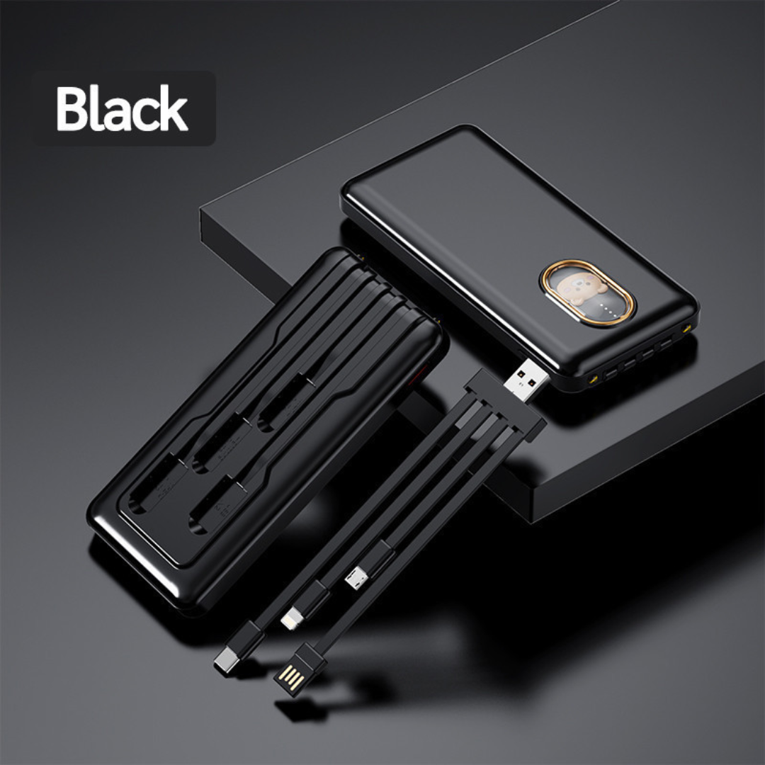 ShadowMouse 10K – Power Bank 10,000 mAh con Ratón LED Decorativo