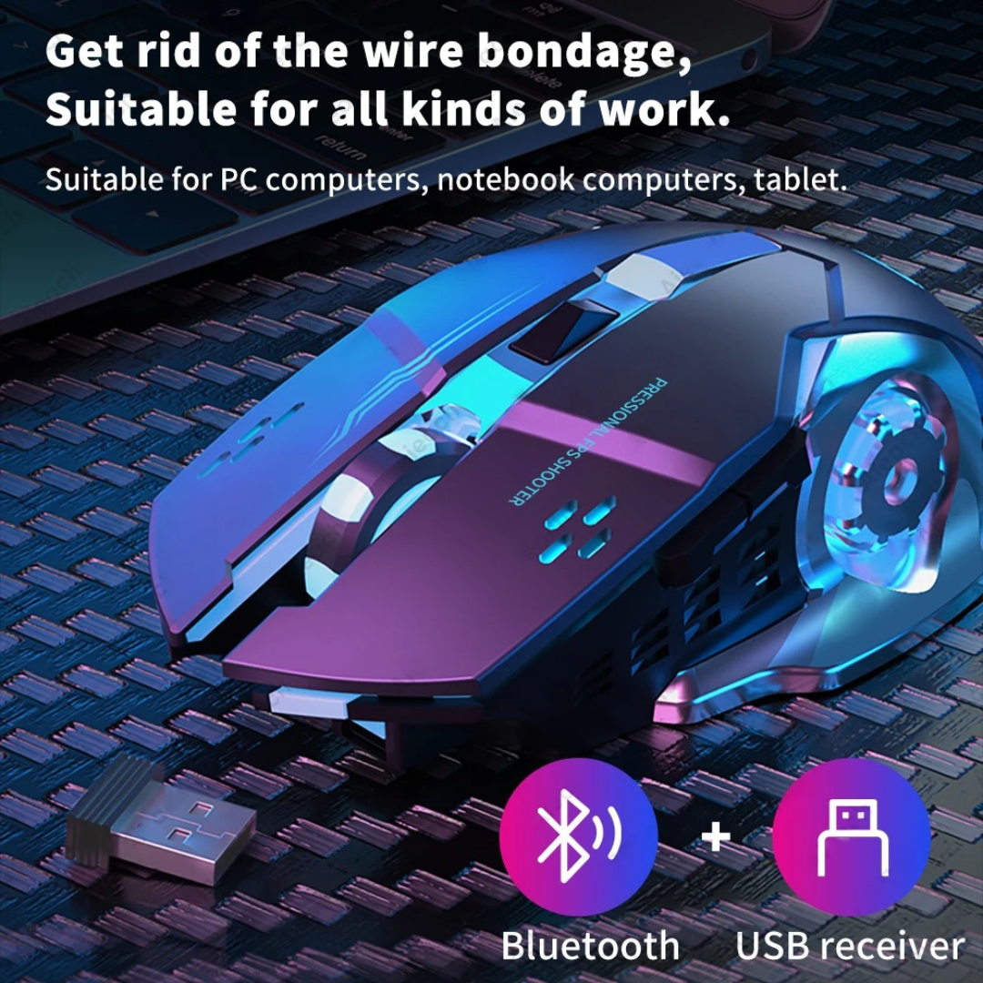 ProSwift 6D – Mouse Gaming Inalámbrico Recargable