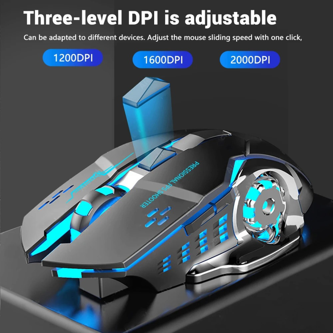 ProSwift 6D – Mouse Gaming Inalámbrico Recargable