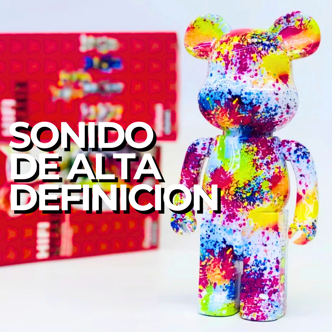 Bocina Portatil Graffiti Bear - Black