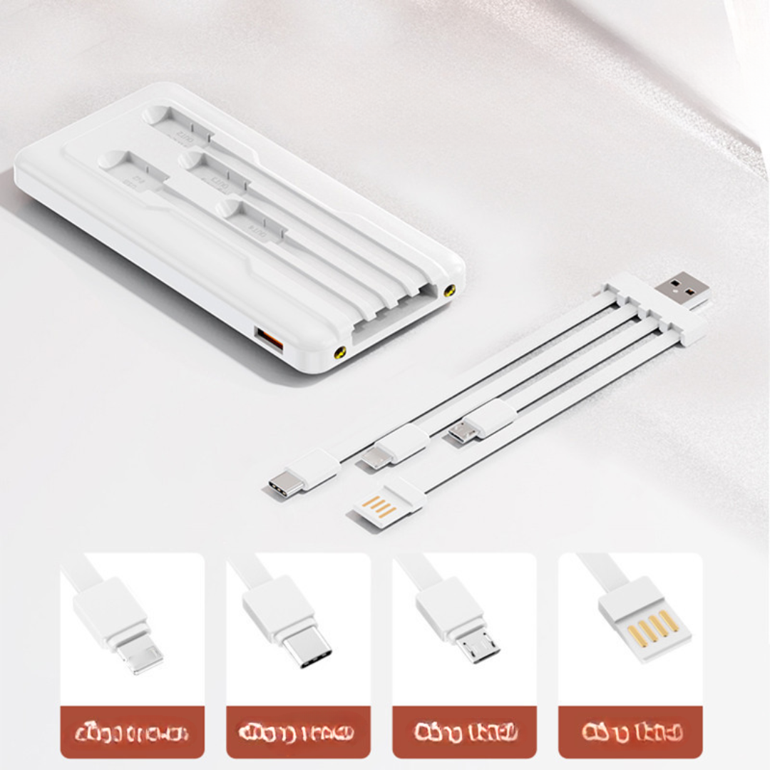 ShadowMouse 10K – Power Bank 10,000 mAh con Ratón LED Decorativo
