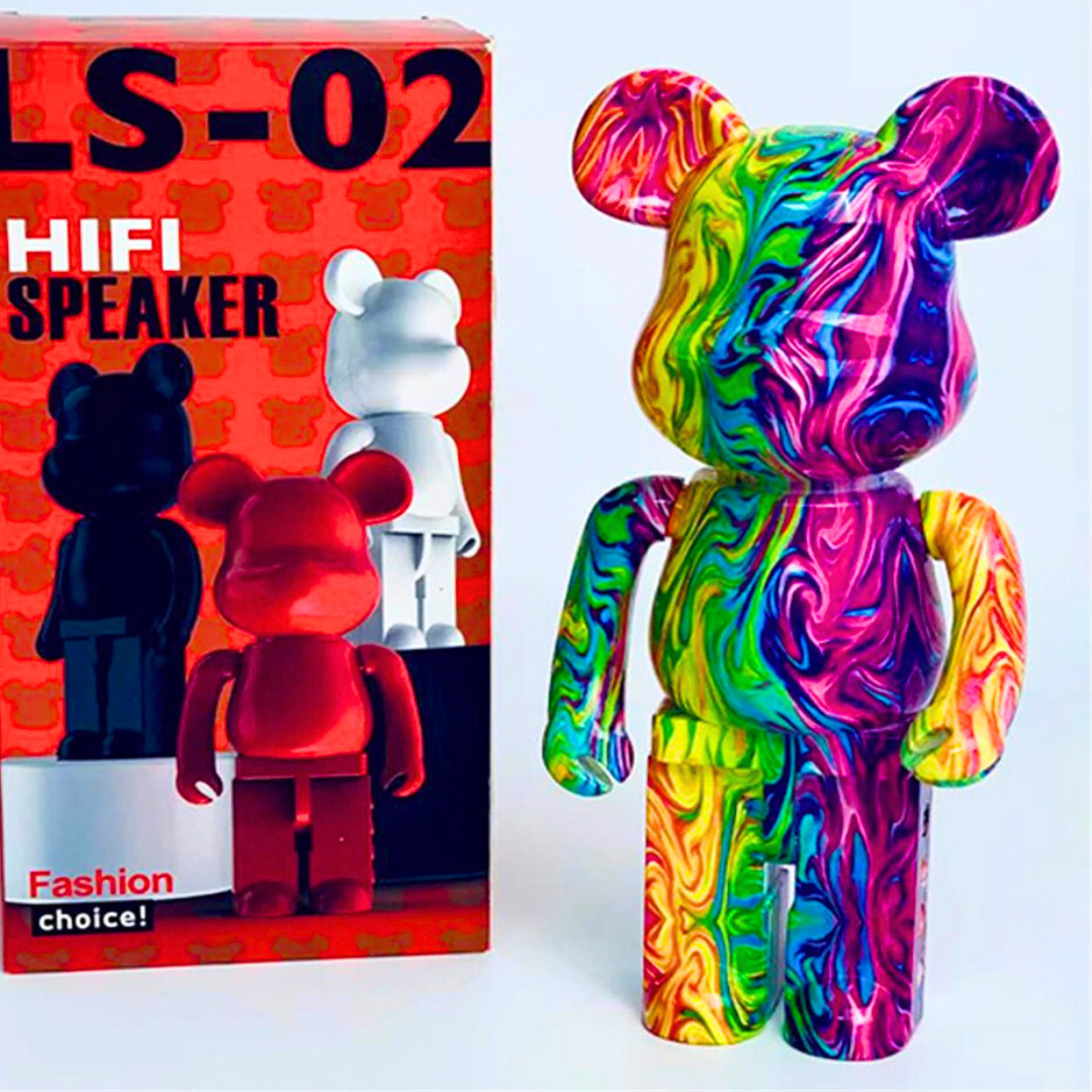 Bocina Portatil Graffiti Bear - Black