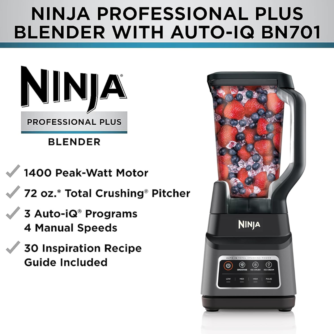 Ninja Licuadora Profesional Plus Auto-iQ