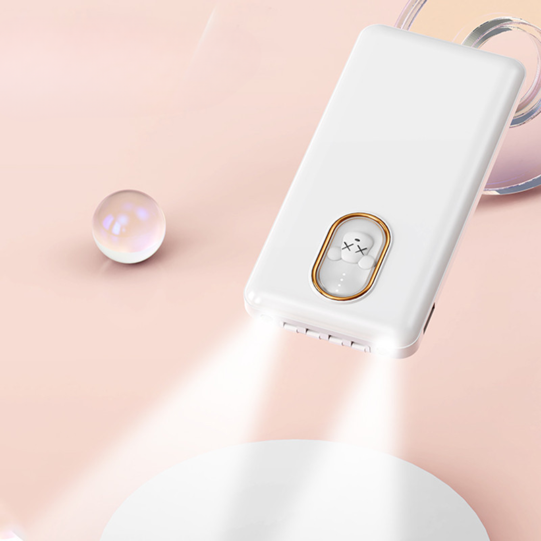 ShadowMouse 10K – Power Bank 10,000 mAh con Ratón LED Decorativo