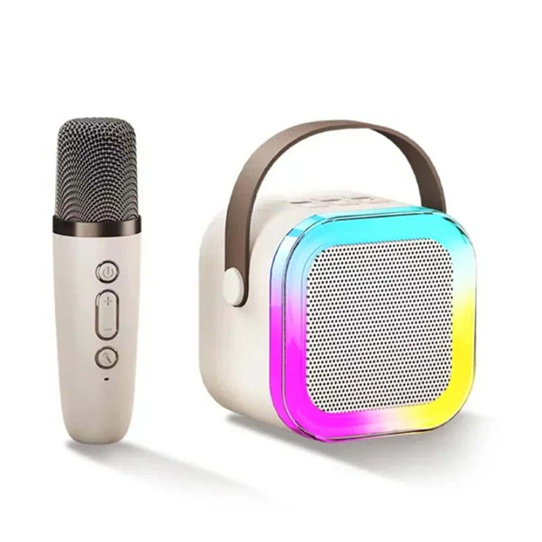 Party Sync - Mini Bocina Karaoke con Micrófono Inalámbrico