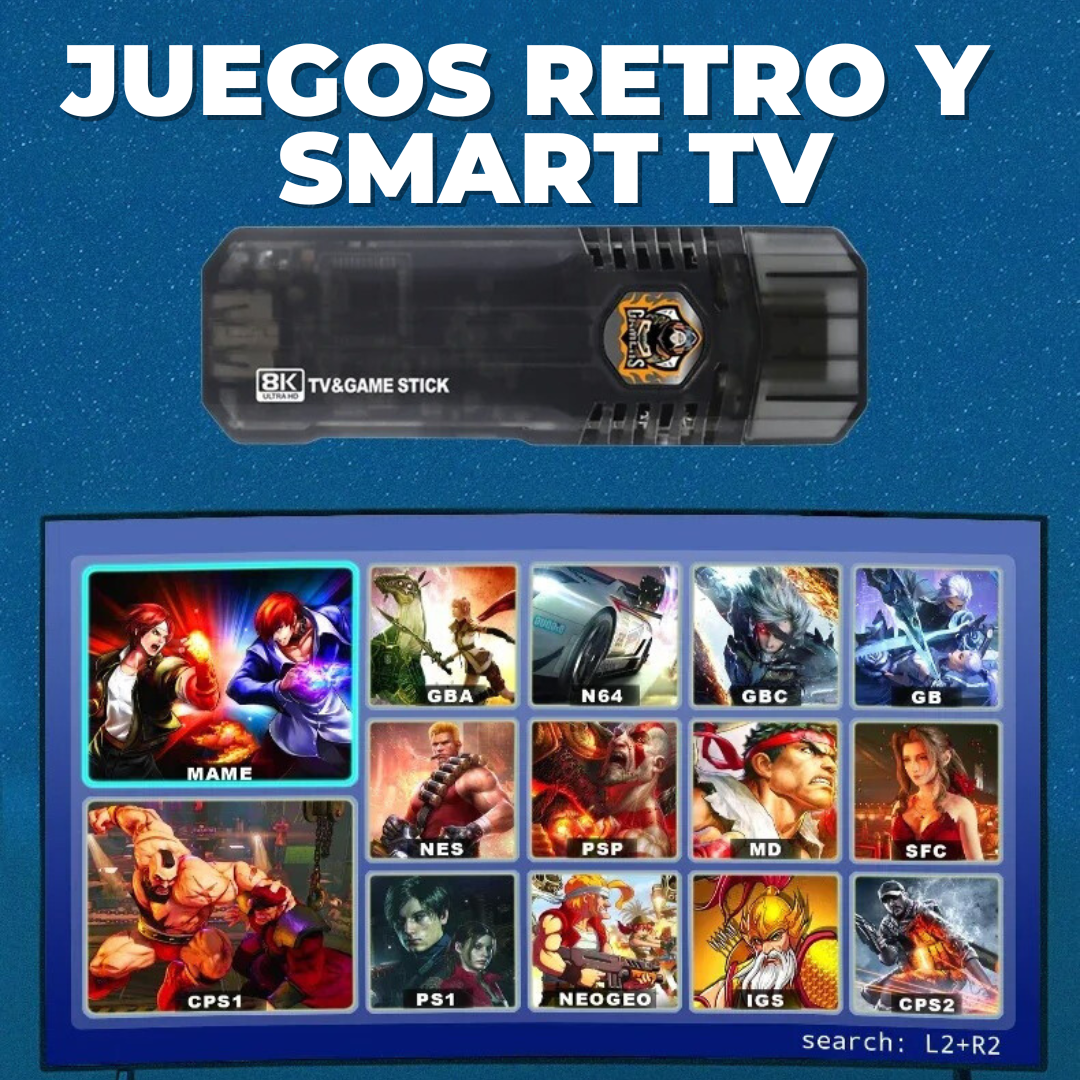 Consola Retro - Game Box 8K + MAGIS TV