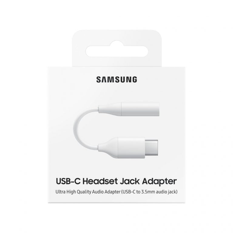 Samsung Adaptador Auriculares Type-C a Jack 3.5mm Blanco