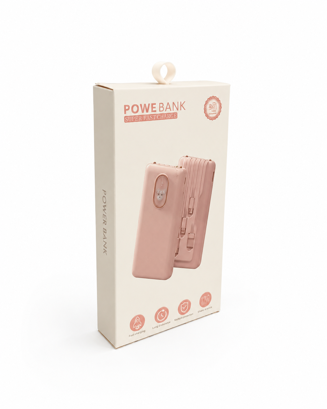 ShadowMouse 10K – Power Bank 10,000 mAh con Ratón LED Decorativo
