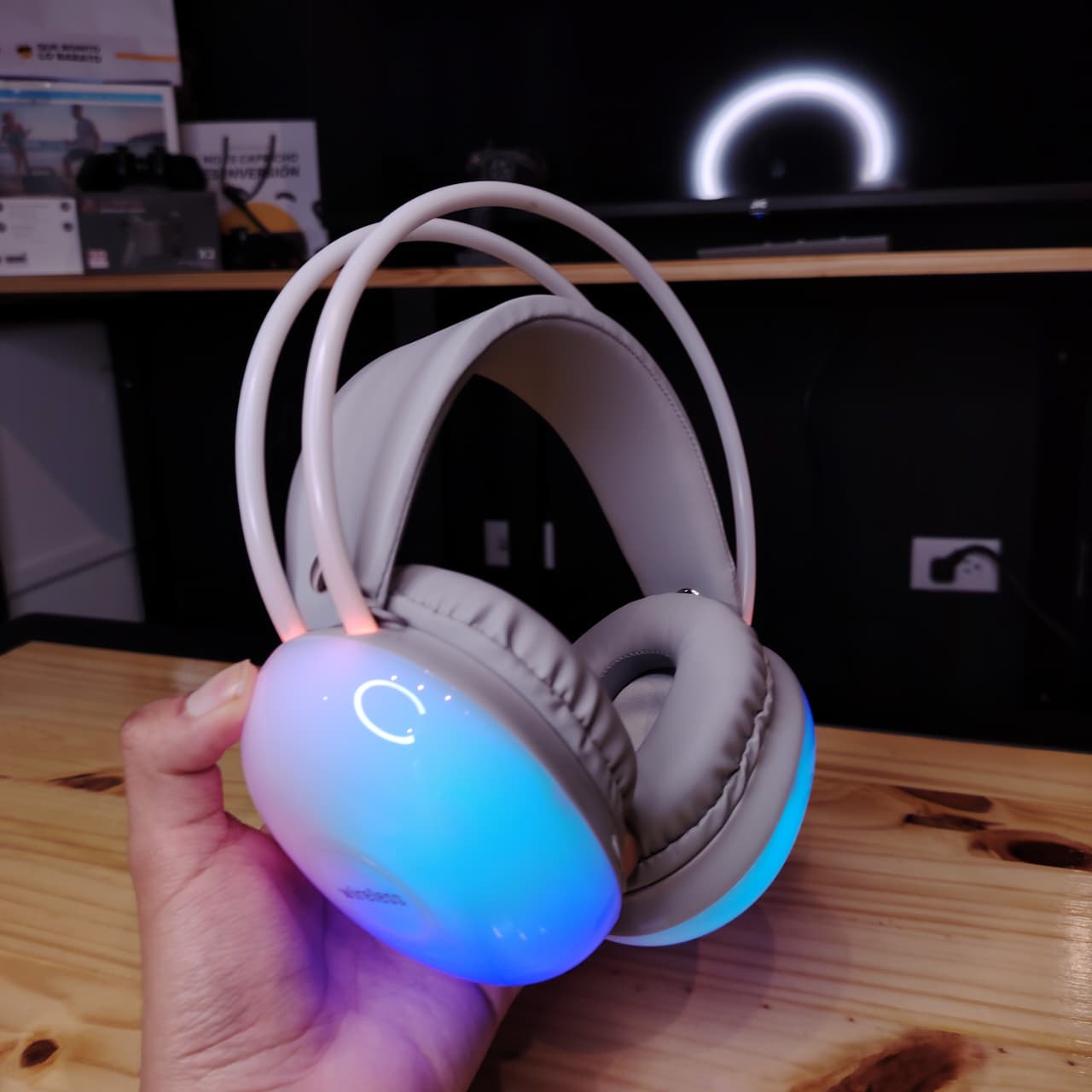 Sound Mix RGB – Audífonos On-Ear con Sonido HD y Luces Personalizables