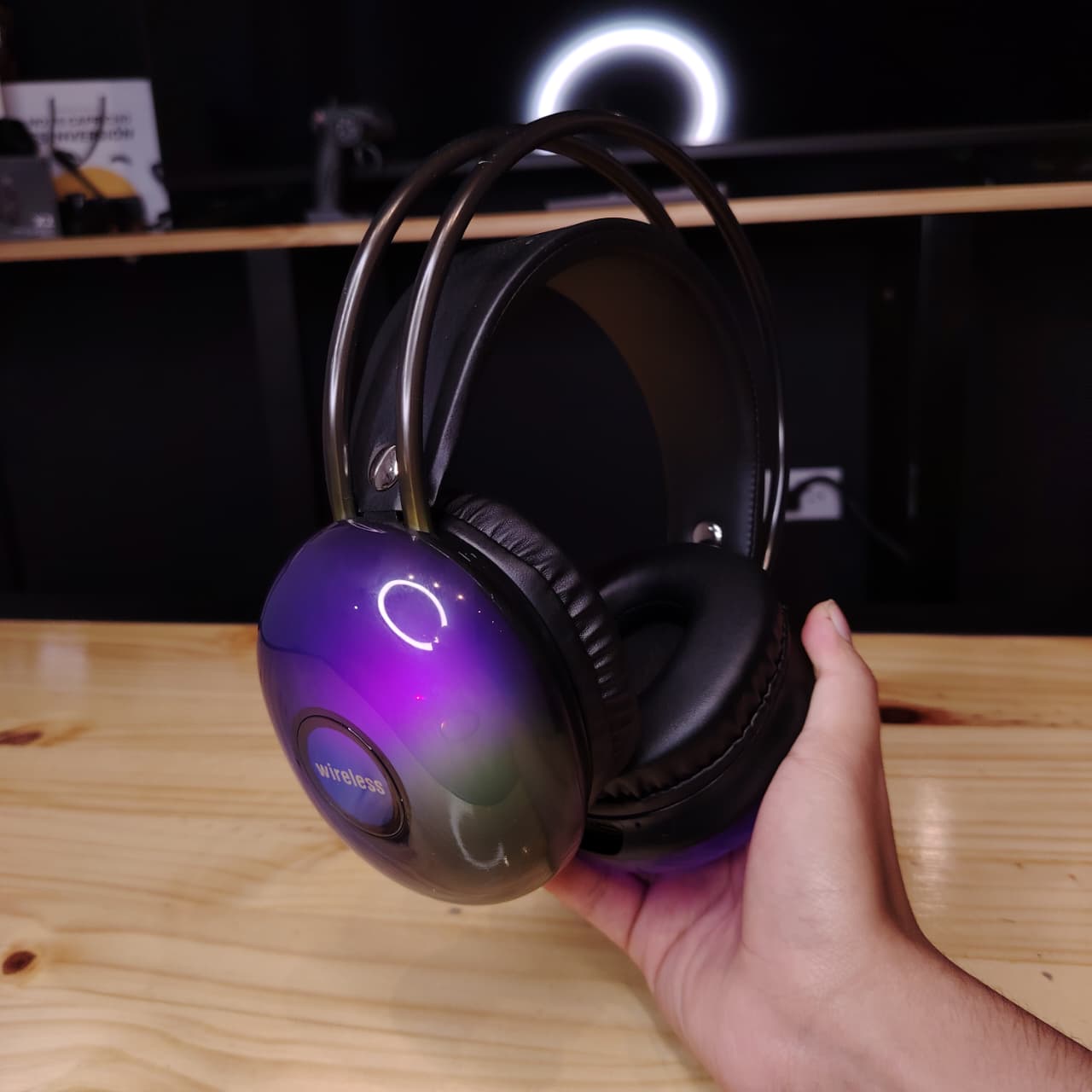 Sound Mix RGB – Audífonos On-Ear con Sonido HD y Luces Personalizables