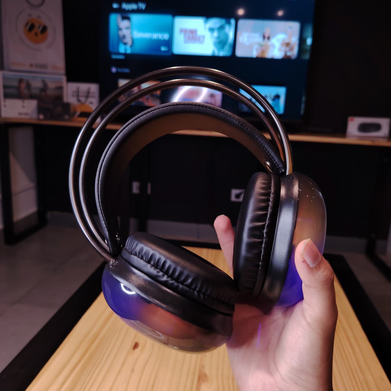 Sound Mix RGB – Audífonos On-Ear con Sonido HD y Luces Personalizables