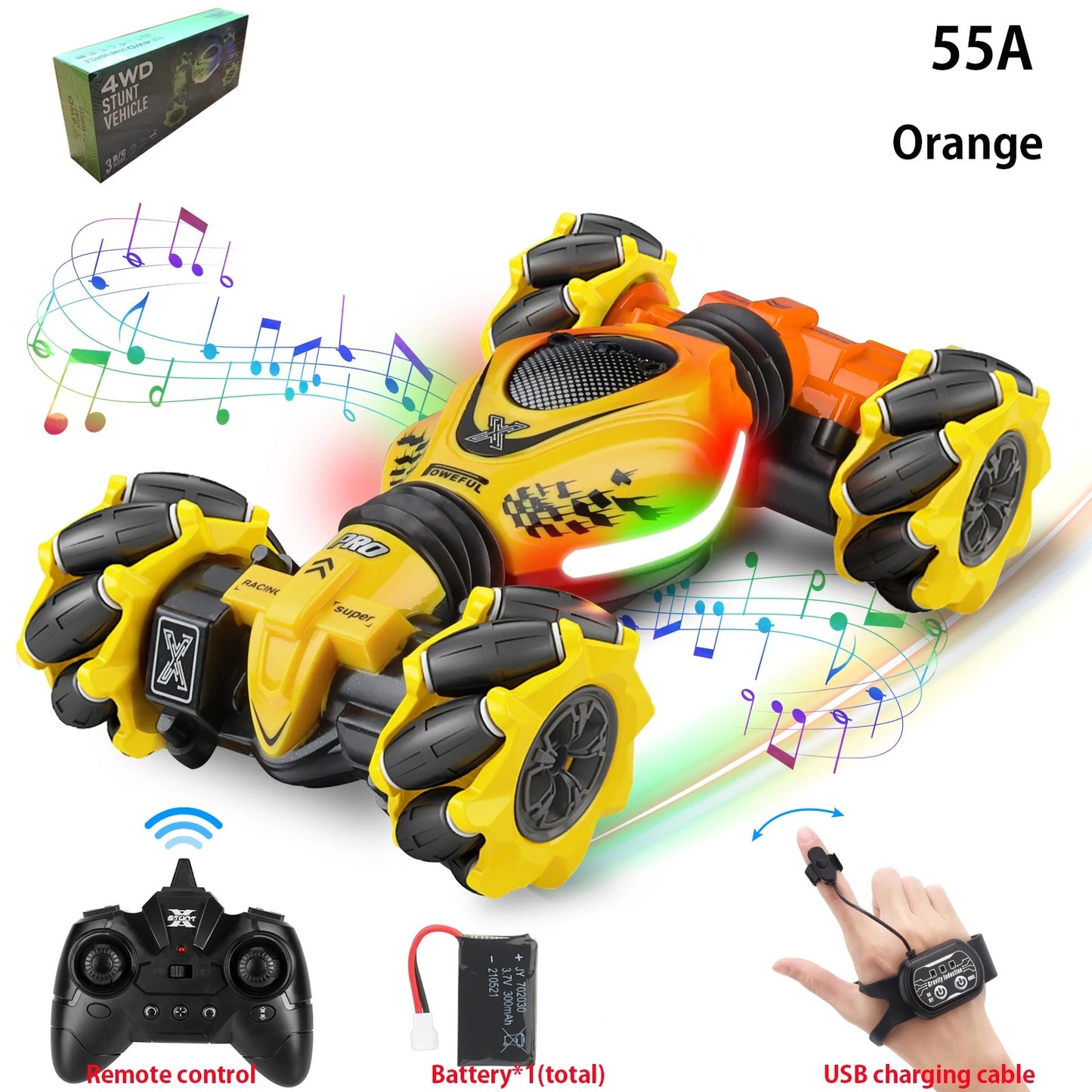 STUNT CAR - Black