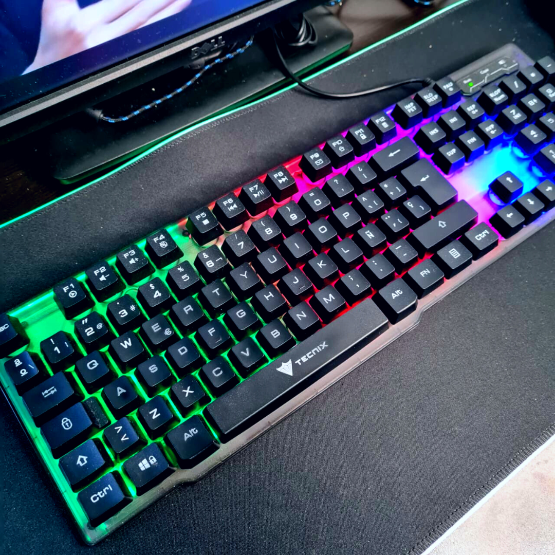 Teclado y Mouse Gaming Mecanico