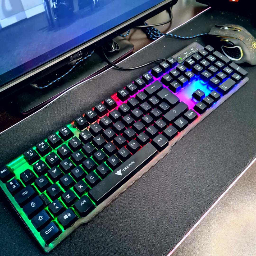 Teclado y Mouse Gaming Mecanico