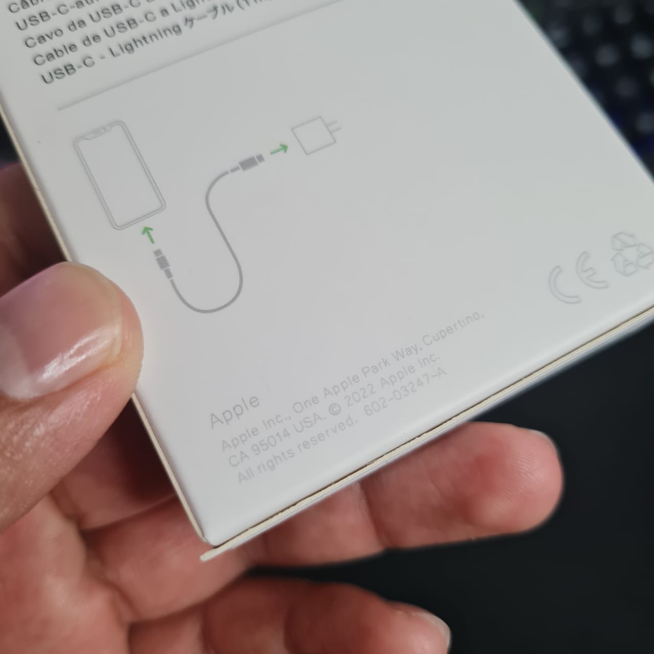 Cable Lightning 1Mt