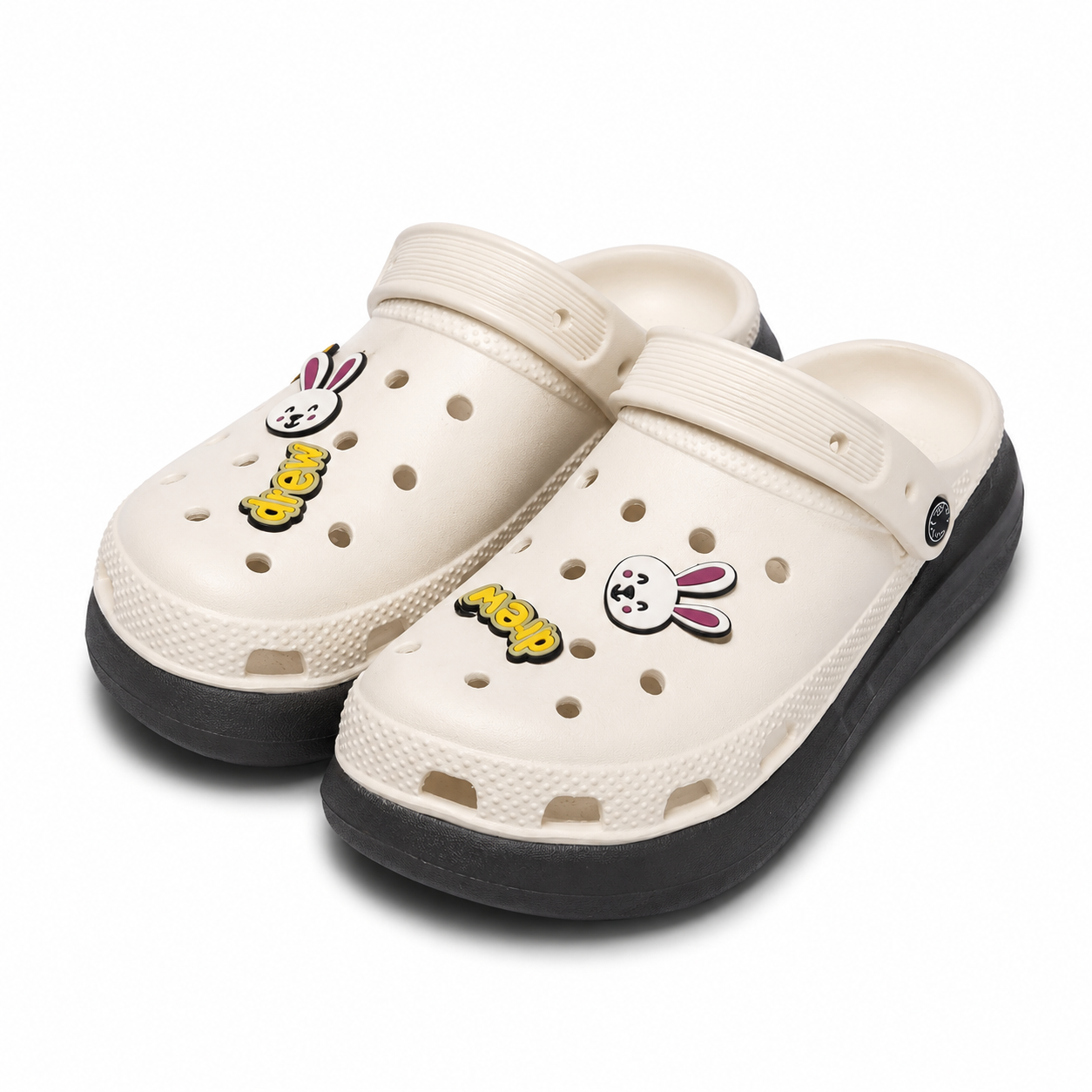JibJoy Bunny | Zuecos Ultraligeros con Charms