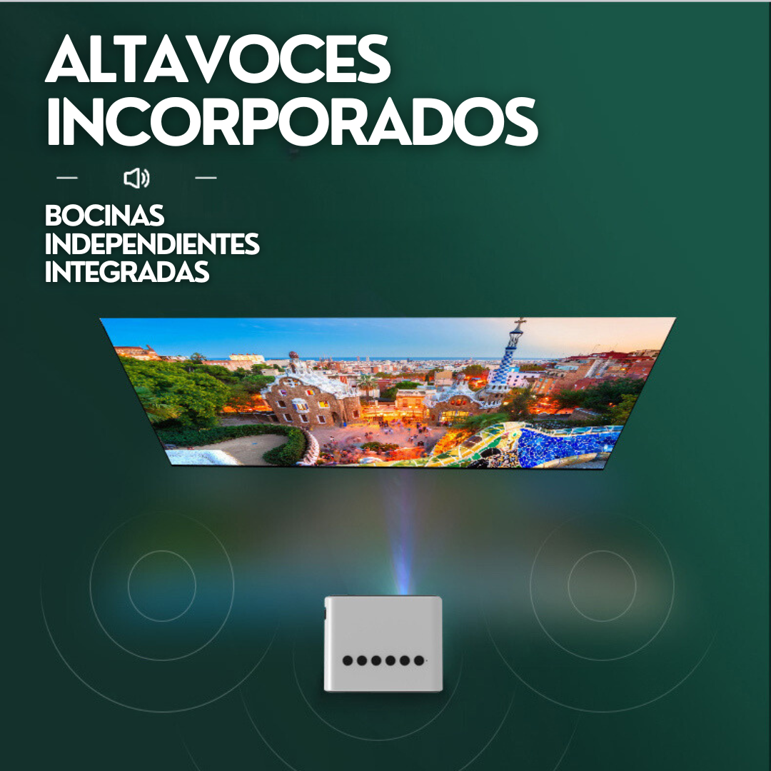 Pocket Cast Mini – Proyector Portátil Compacto 1080p