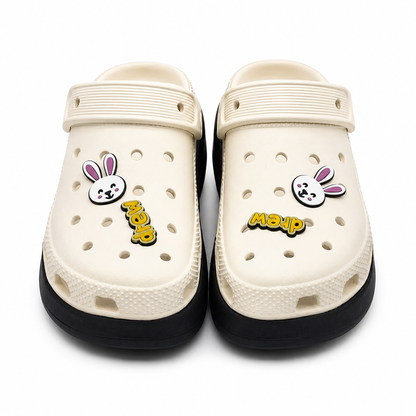 JibJoy Bunny | Zuecos Ultraligeros con Charms