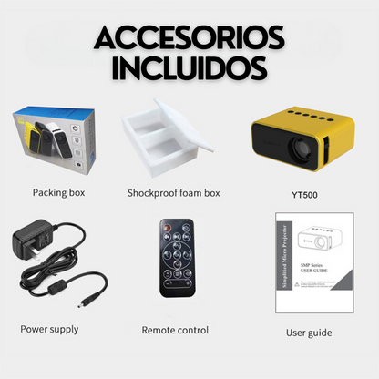 Pocket Cast Mini – Proyector Portátil Compacto 1080p