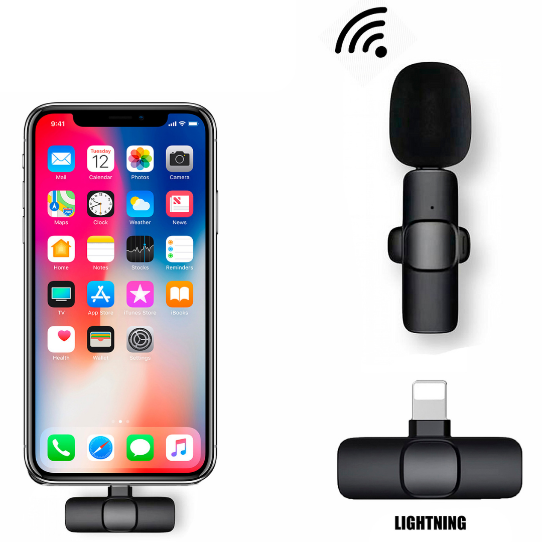 Micrófono Bluetooth Lightning (Apple)