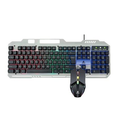 GameFusion JK-968 – Combo Teclado y Mouse Gaming RGB por Cable