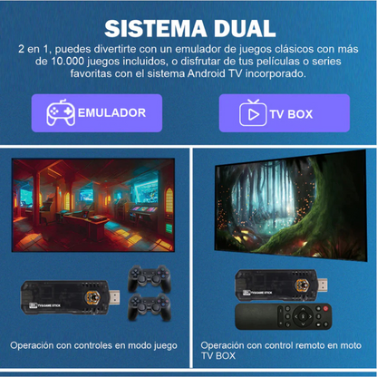 Consola Retro - Game Box 8K + MAGIS TV