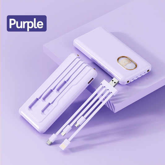 ShadowMouse 10K – Power Bank 10,000 mAh con Ratón LED Decorativo