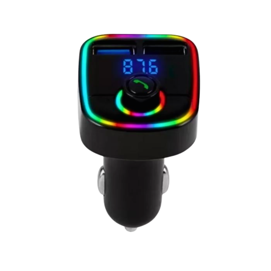 Transmisor Bluetooth para Carro - USB Dual con Carga Rapida