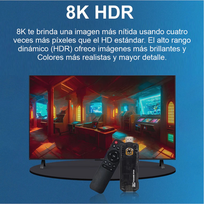 Consola Retro - Game Box 8K + MAGIS TV