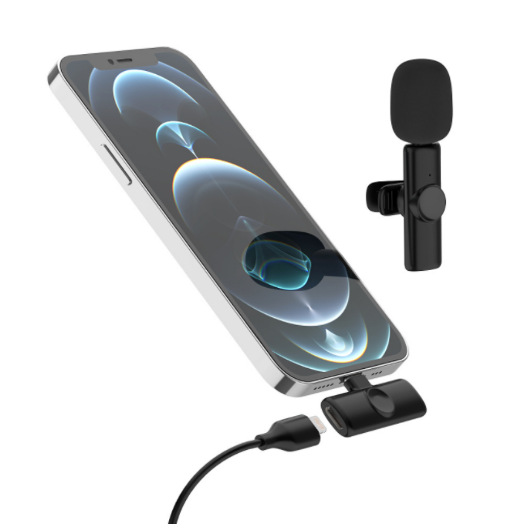 Micrófono Doble Bluetooth Lightning (Apple)