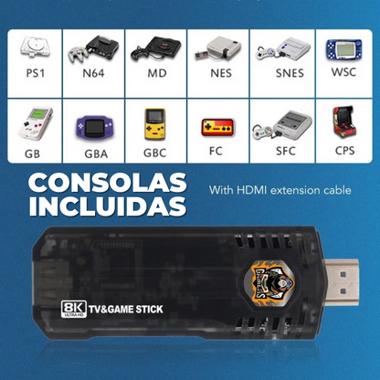 Consola Retro - Game Box 8K + MAGIS TV