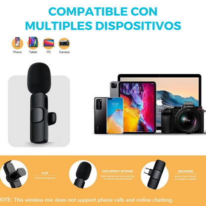 Micrófono Bluetooth USB-C