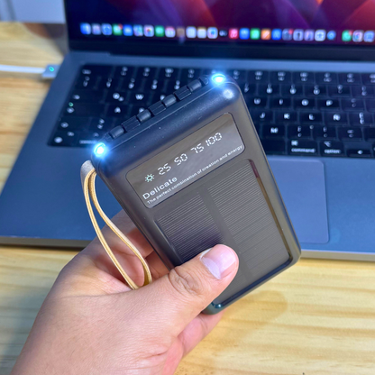 SolarGo 8K – Power Bank 8000 mAh con Panel Solar y Linterna