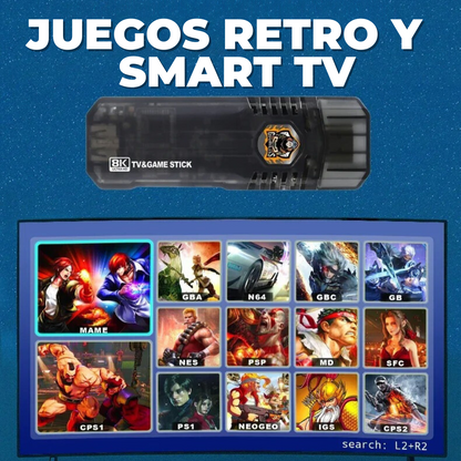 Consola Retro - Game Box 8K + MAGIS TV
