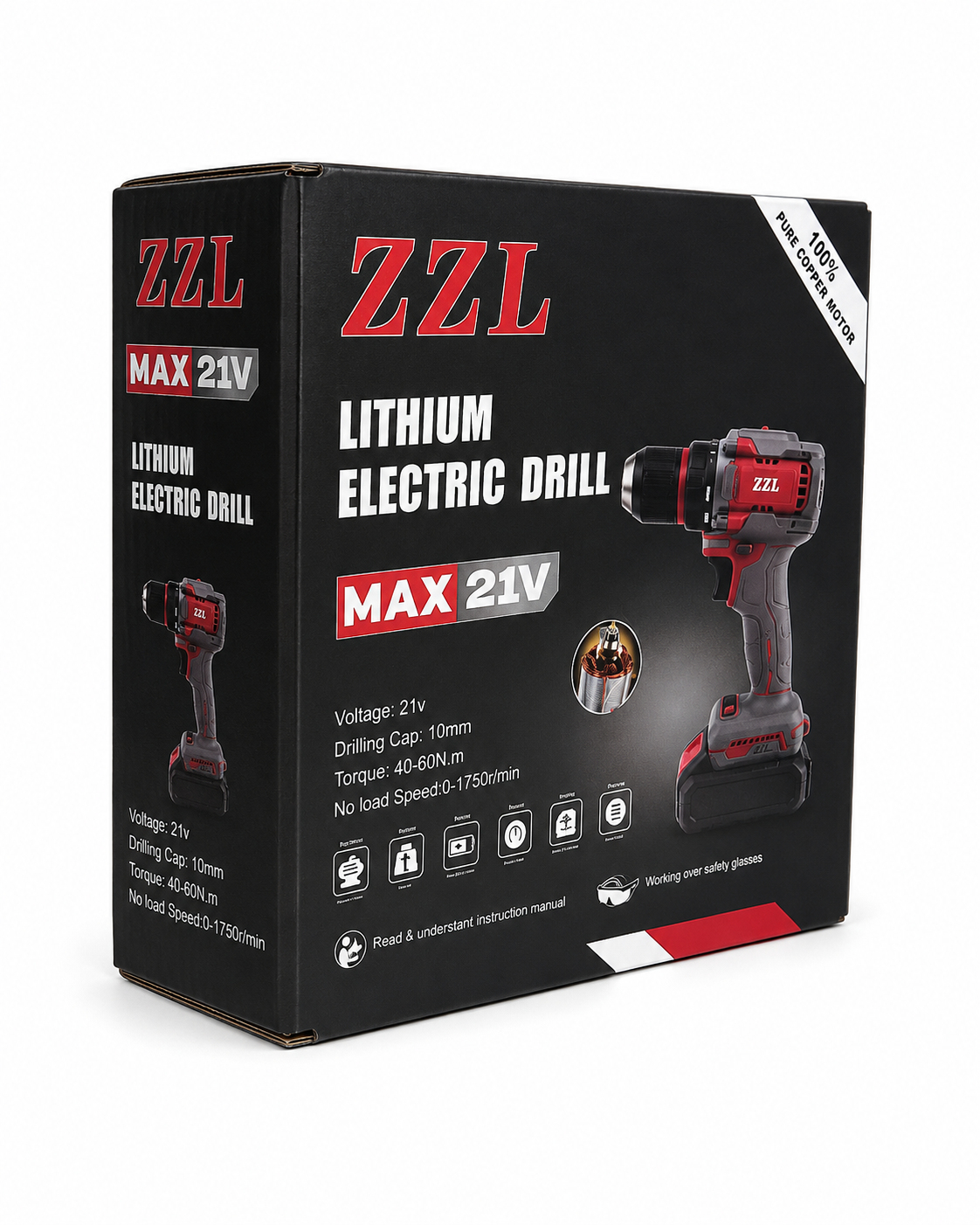ZZL TorqueDrive X | Taladro Inalámbrico de Alto Torque