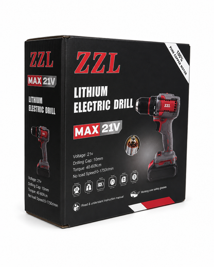ZZL TorqueDrive X | Taladro Inalámbrico de Alto Torque