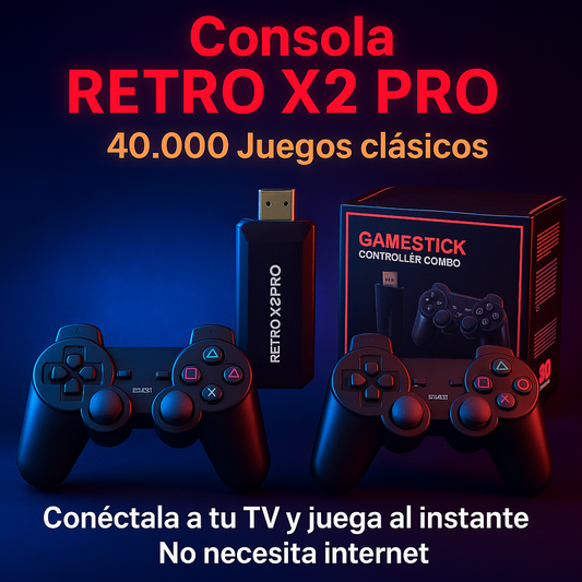 RETROCORE 40K - 40,000+ Juegos y Controles Inalámbricos