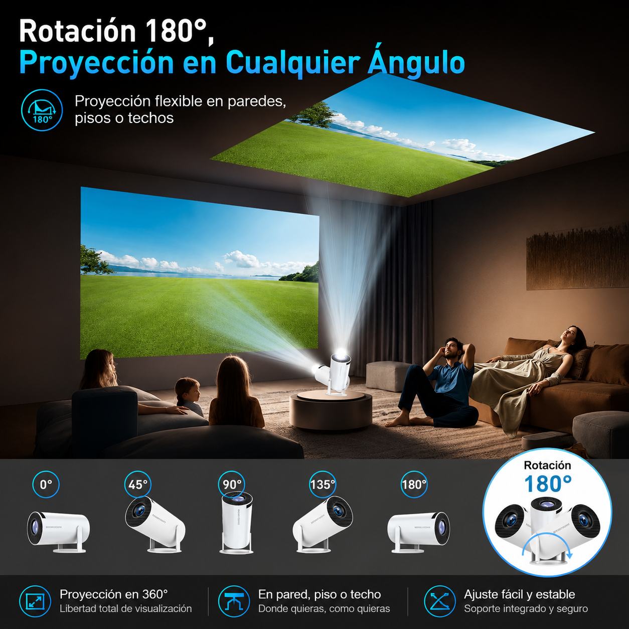 Cinema Retro Max | Proyector Smart con Android TV y Video Juegos