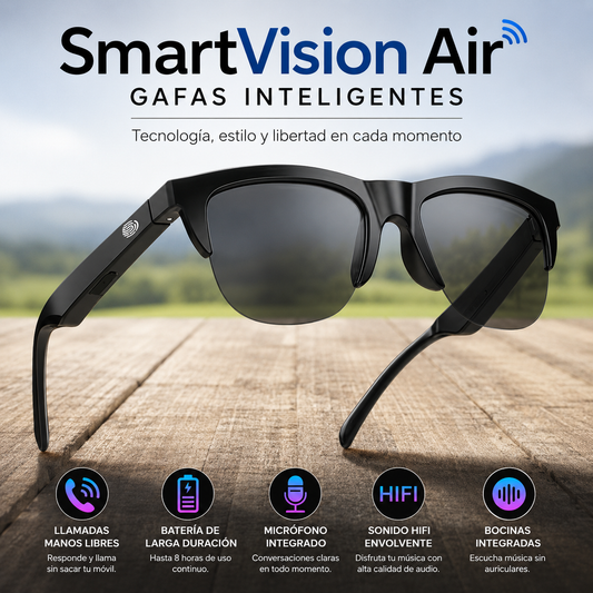 SmartVision Air | Gafas Inteligentes Bluetooth