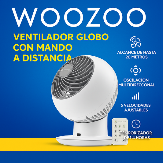 Woozoo Ventilador Globo con Mando a Distancia